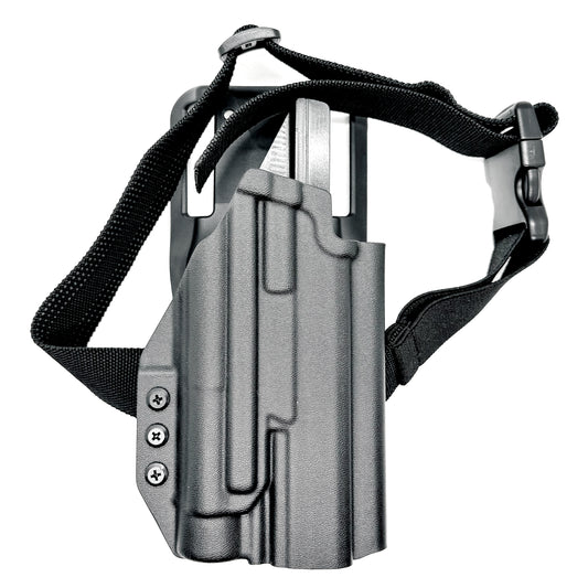 For the best Duty & Competition Outside Waistband OWB Holster for the Walther PDP 5 & 5.1 pistol with the Streamlight TLR-1 HL-X, shop Four Brothers Holsters.