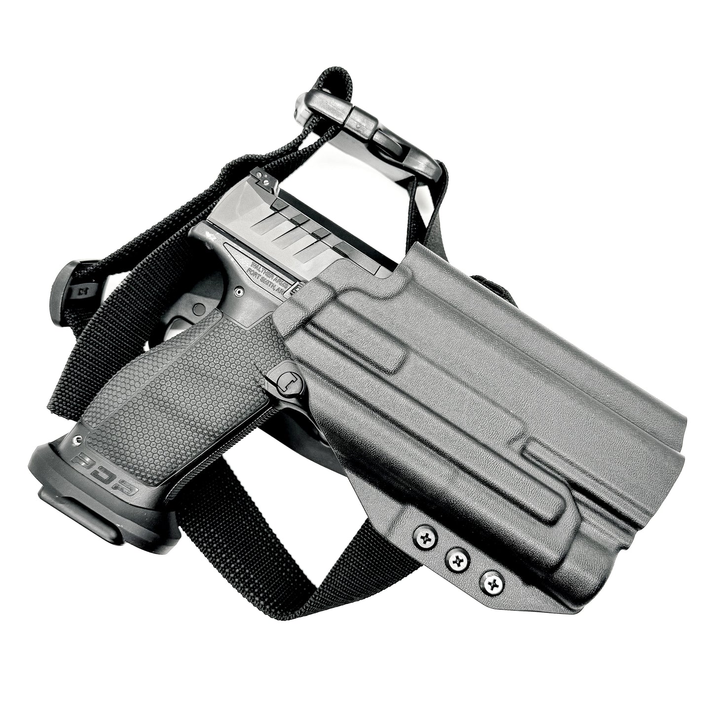 For the best Duty & Competition Outside Waistband OWB Holster for the Walther PDP 5 & 5.1 pistol with the Streamlight TLR-1 HL-X, shop Four Brothers Holsters.