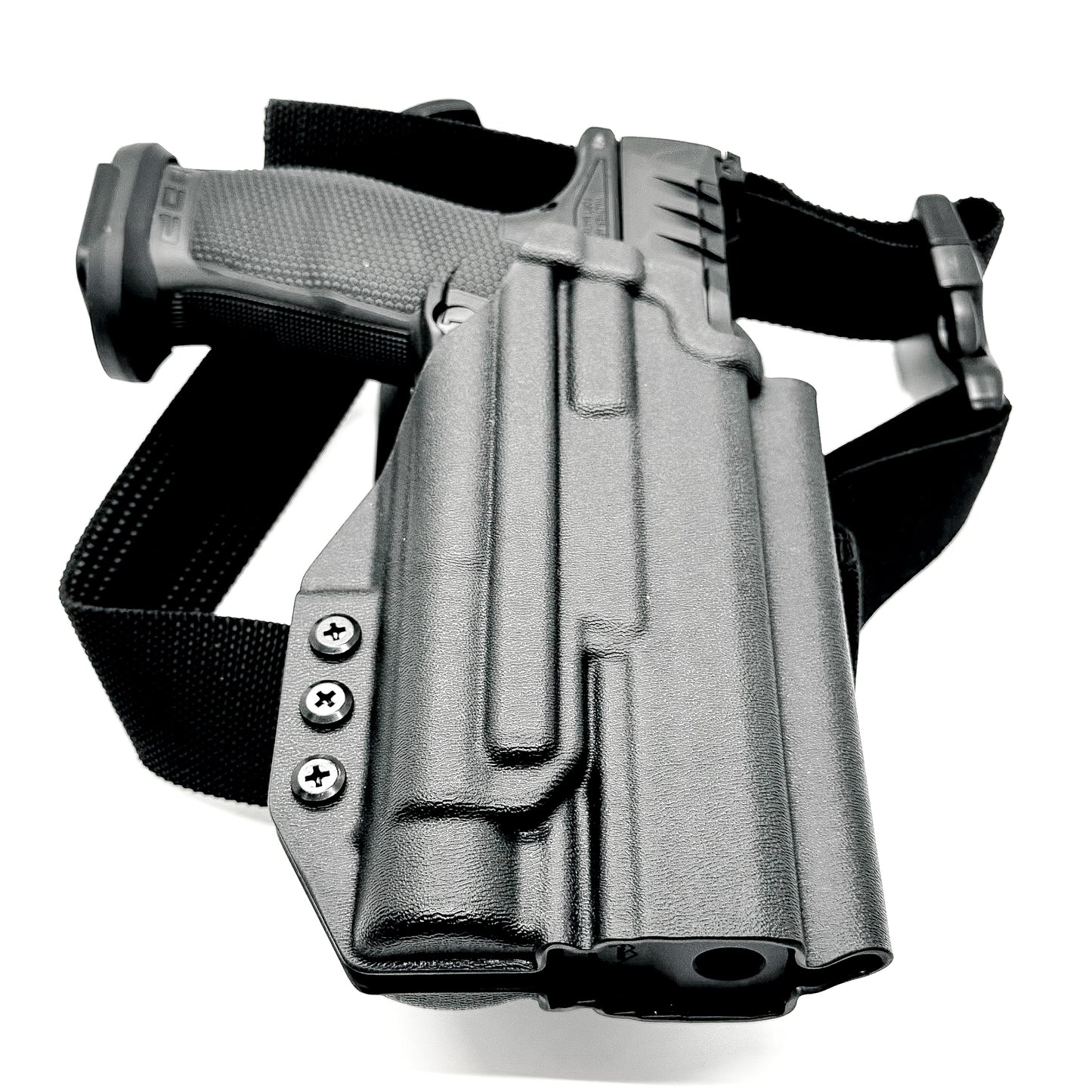 For the best Duty & Competition Outside Waistband OWB Holster for the Walther PDP 5 & 5.1 pistol with the Streamlight TLR-1 HL-X, shop Four Brothers Holsters.