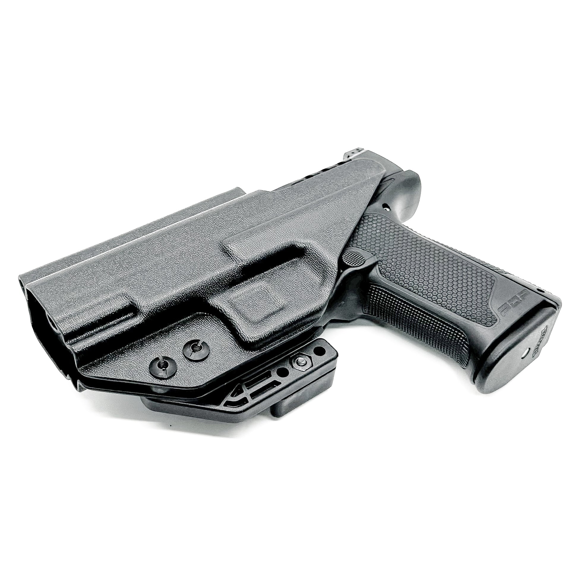 For the best, most comfortable AIWB, IWB, concealed carry Kydex Inside Waistband Holster for the Walther PDP 4" Compact pistol shop Four Brothers 4BROS holsters