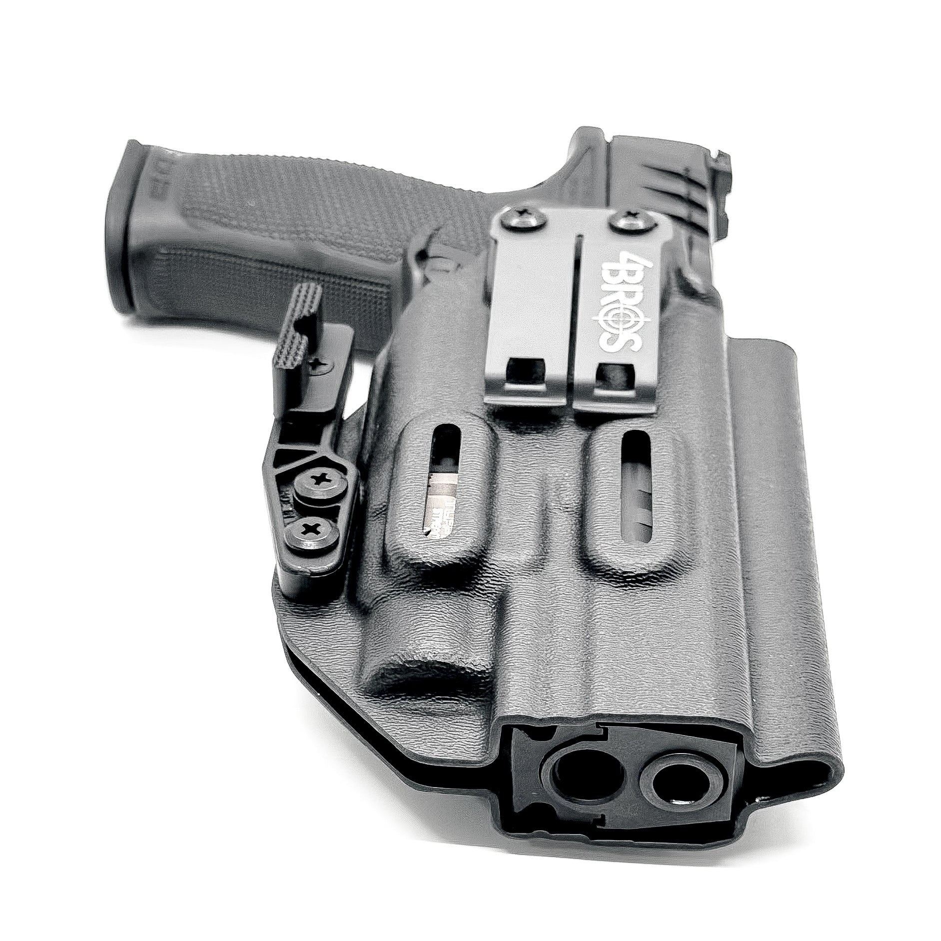 For the best IWB Kydex Inside Waistband Holster for the Walther PDP 5" Compact Pistol & Streamlight TLR-7 X, A or TLR-7 HL-X, shop Four Brothers Holsters