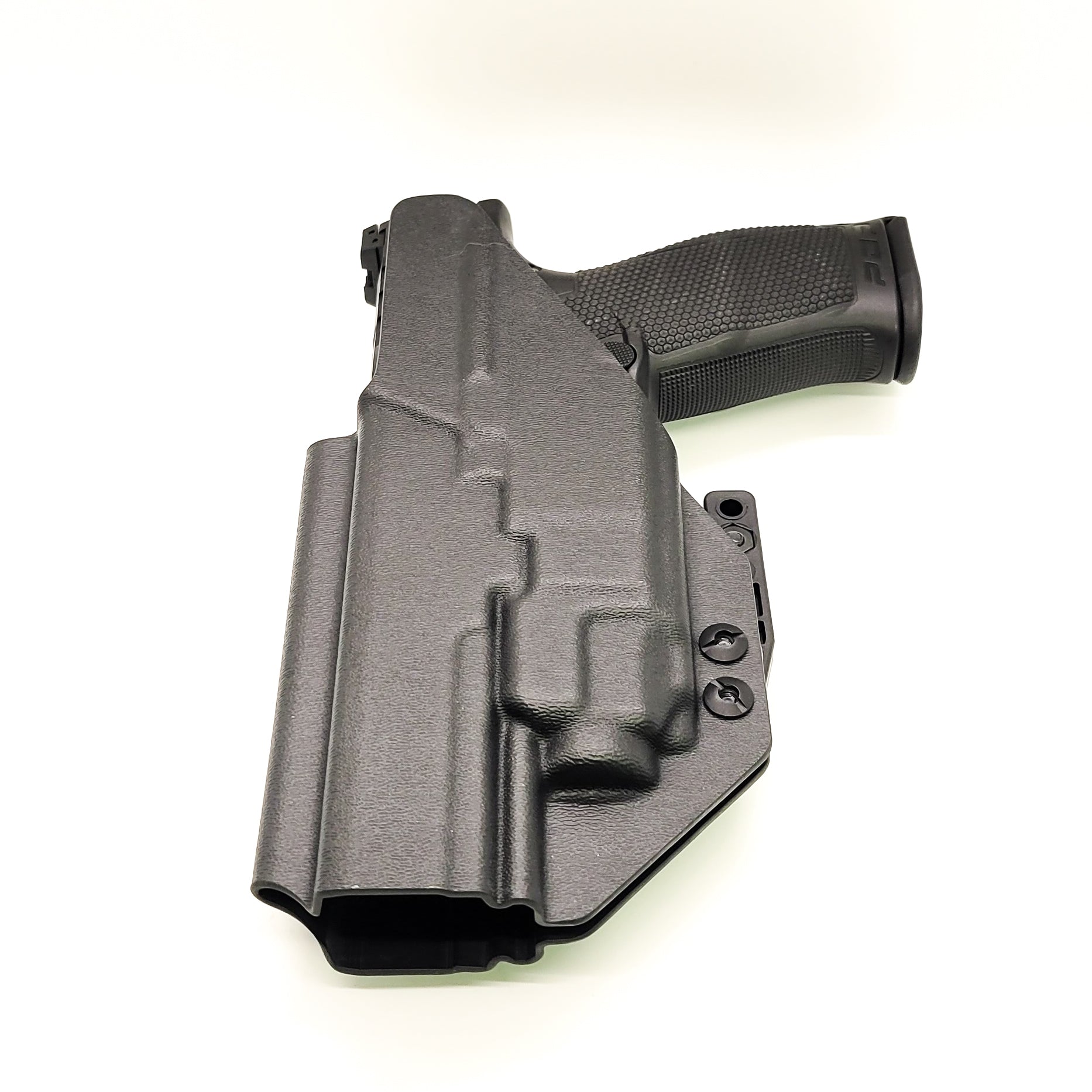 For the best Inside Waistband IWB AIWB Holster for the Walther PDP Compact 5" pistol with Streamlight TLR-8 on the firearm, shop Four Brothers 4BROS Holsters.
