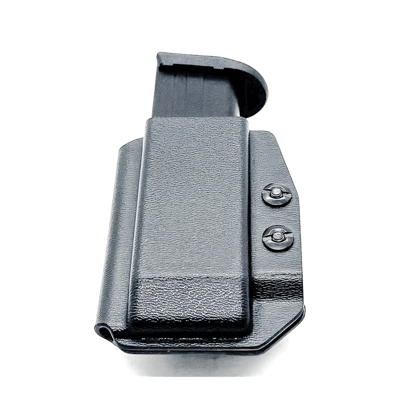 Black Inside Waistband IWB AIWB Walther PDP 9mm & .40 magazine carrier, holster, & pouch from Four Brothers 4BROS Holsters. Proudly made in the USA