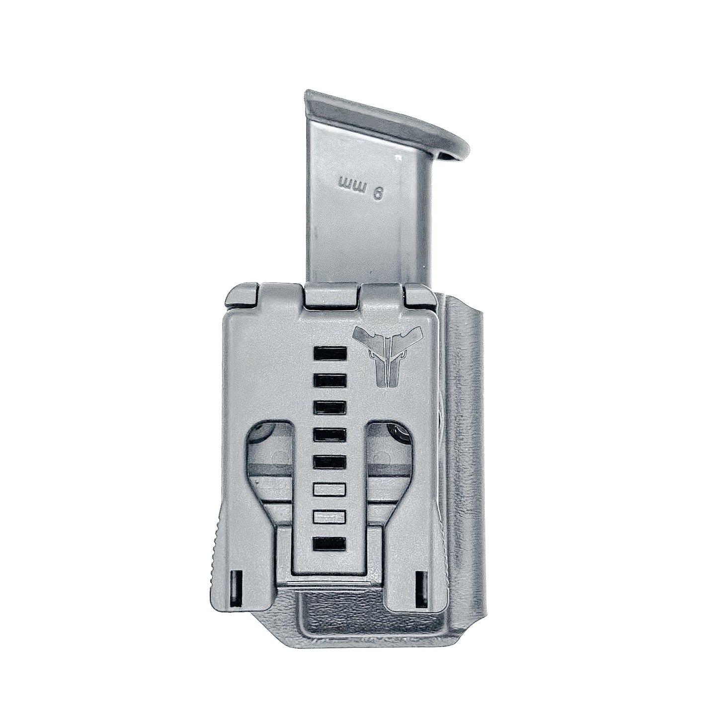 Black Kydex OWB Outside Waistband magazine carrier or pouch for 9mm & 40 Walther PDP from Four Brothers 4BROS Holsters.