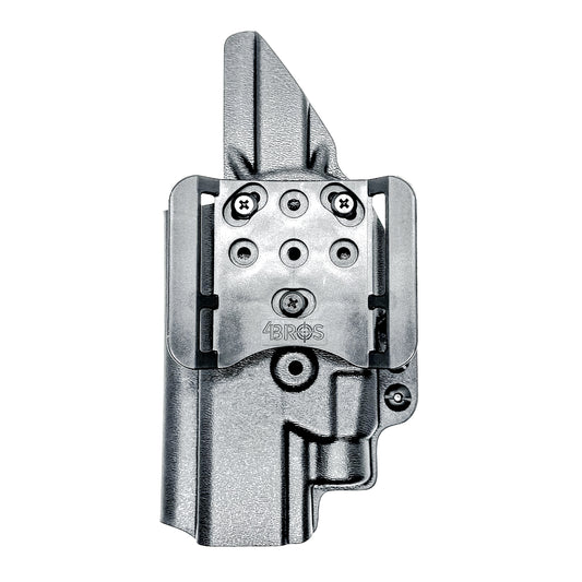 Black Outside Waistband OWB Holster for the Walther PDP Pro SD 5.1" pistol with the Streamlight TLR-7 X, TLR-7 HL-X, & A, with 4BROS 1.5" Belt Slide from Four Brothers holsters.