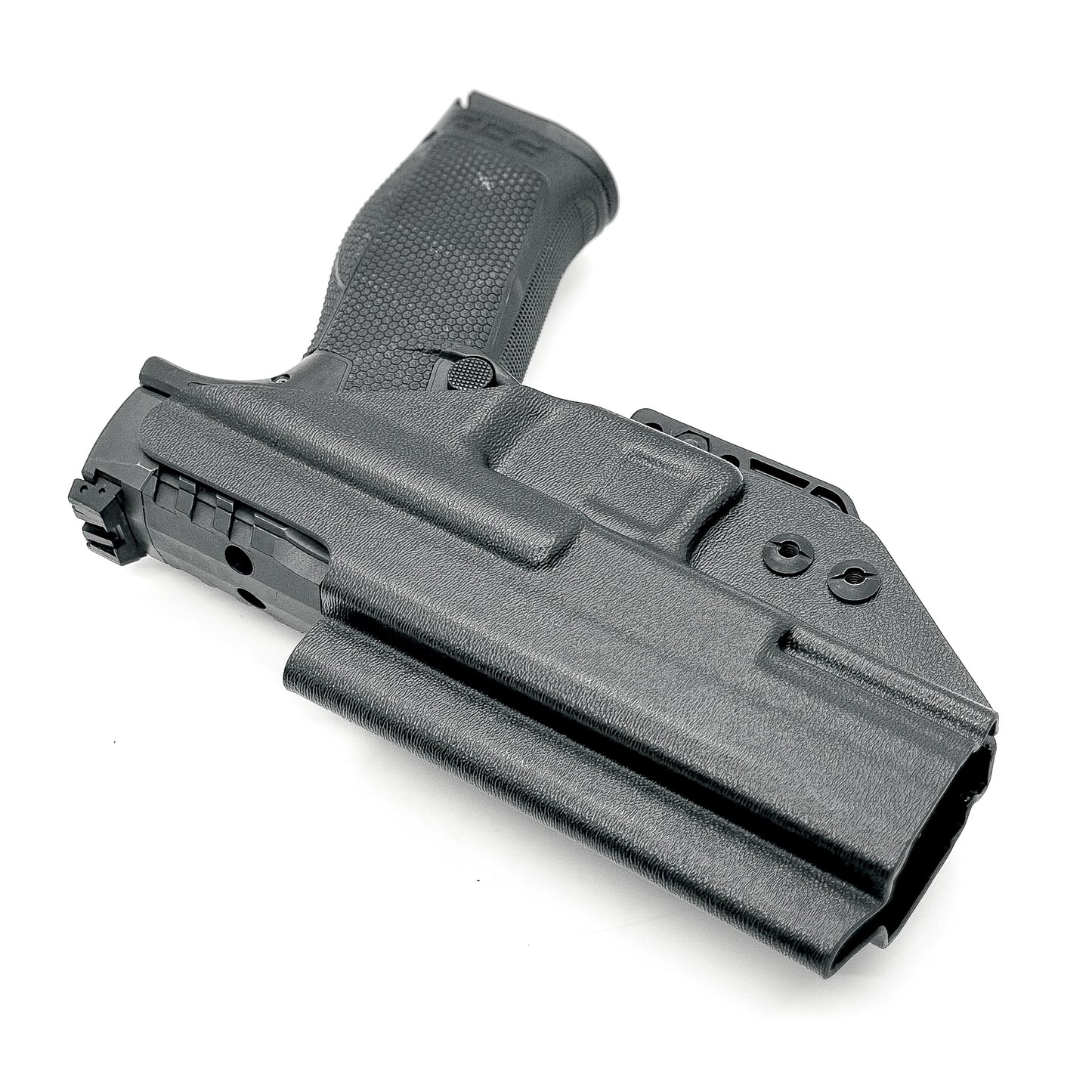 For the best Inside Waistband IWB AIWB Holster for the Walther PDP Pro SD 4.6" pistol with a 4" slide and 4.6" threaded barrel shop Four Brothers Holsters.