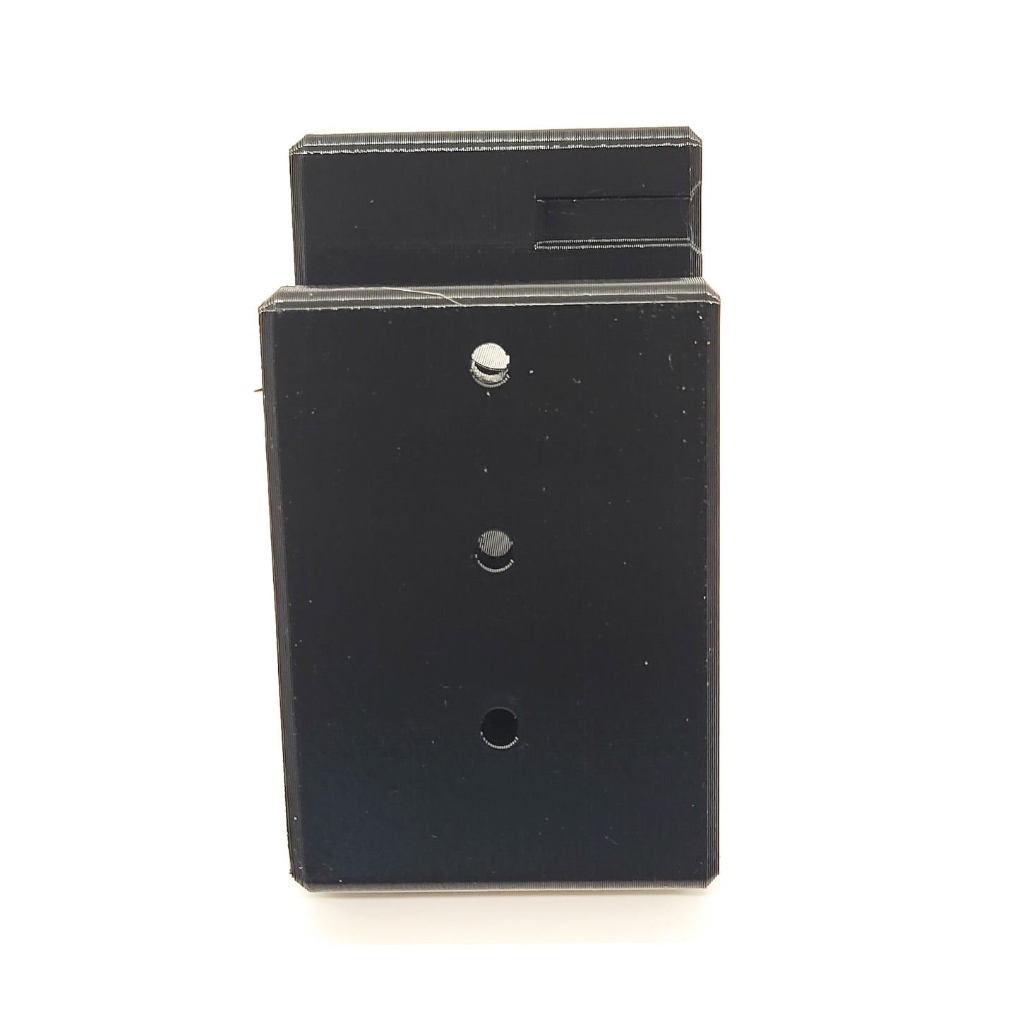 The Four Brothers 3D-printed AR-15 Rifle Wall Hanger is designed to allow the Armalite Rifle, or AR-15, to be mounted horizontally to a 2 x 4 stud. US made.