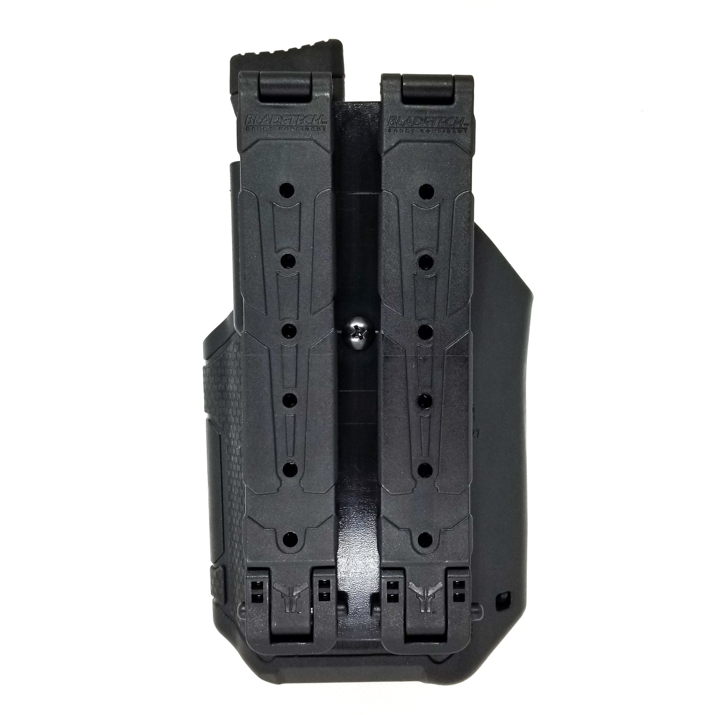 Four Brothers Holsters Straight Molle Revison 3 adapter for standard Blackhawk and Blade-Tech holster attachment pattern. Buy today at Four Brothers Holsters.