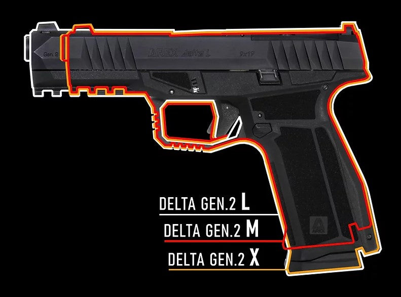 For the best IWB Kydex Inside Waistband Holster for the Arex Delta L, Delta M, and Delta X pistols shop Four Brothers 4BROS holsters. Proudly made in the USA.