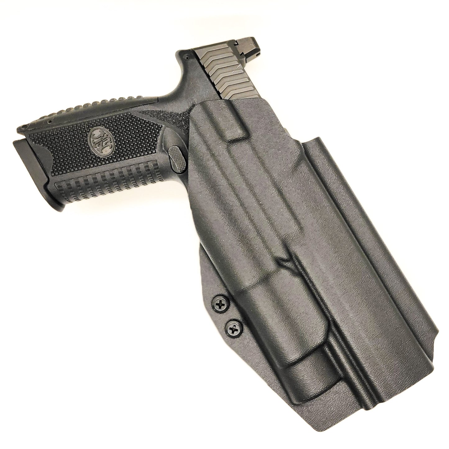 For the best Outside Waistband OWB Holster for the FN 509 LS Edge, 509 Full Size & 509 Tactical & Apex 5" Slide & Streamlight TLR-1 shop Four Brothers Holsters.