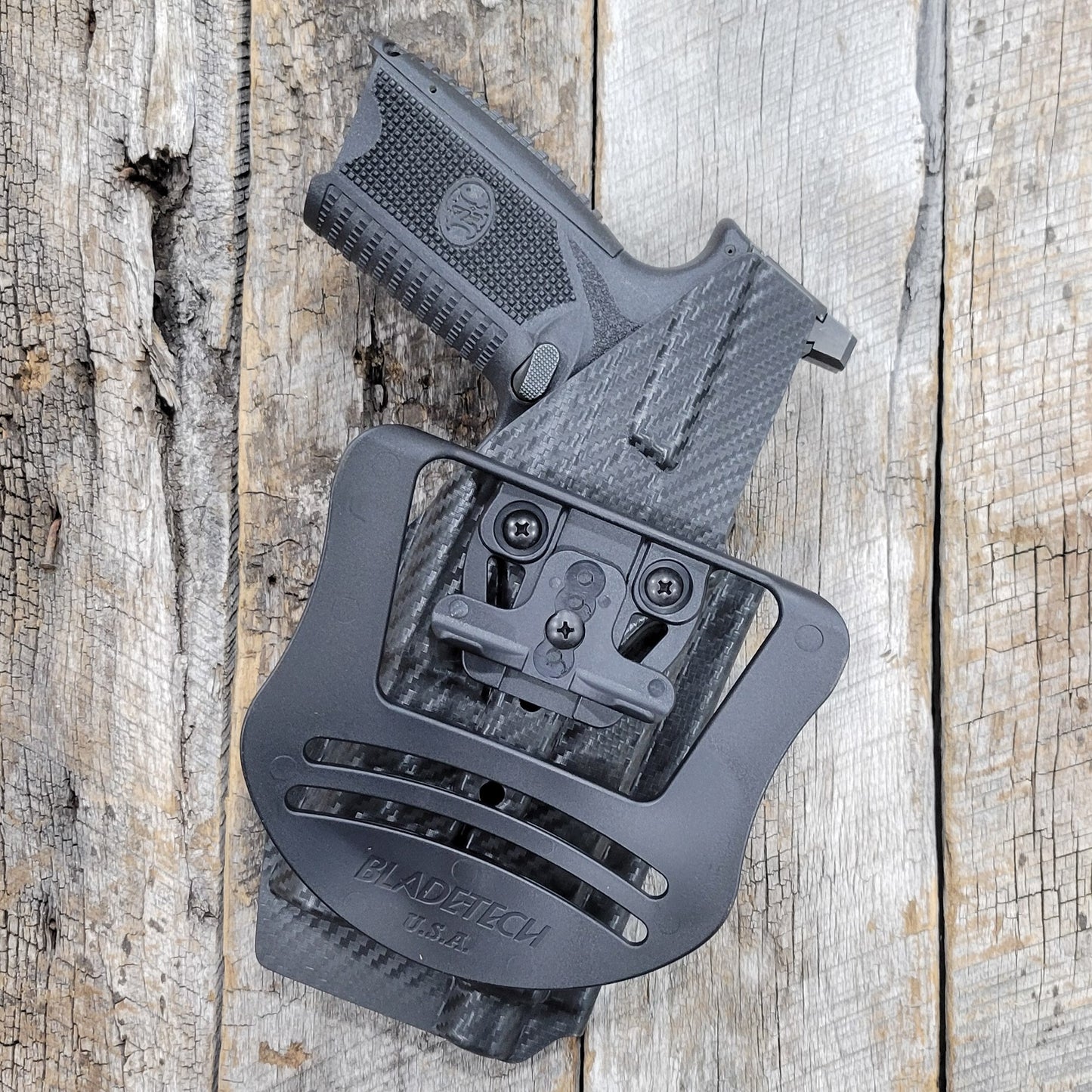 For the best Outside Waistband OWB Holster for the FN 509 LS Edge, 509 Full Size & 509 Tactical & Apex 5" Slide & Streamlight TLR-1 shop Four Brothers Holsters.