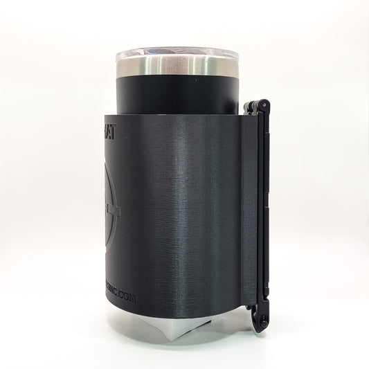 Our 3D-printed 20-ounce Yeti Cup Holder is printed in-house with PETG material with Molle, Tek-Lok, or Slide attachments from Four Brothers 4BROS Holsters.