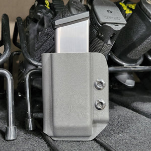 For the Best Kydex IWB AIWB appendix inside waistband magazine pouch for the Springfield Hellcat Pro, shop Four Brothers Holsters.  Suitable for belt widths of 1 1/2" & 1 3/4". Adjustable retention. Appendix Carry IWB Carrier Holster P365X-MACRO, Sig P365XL, Glock 43X & 48, Smith and Wesson Equalizer, and Shield Plus 