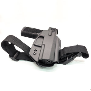 For the best Outside Waistband Duty & Competition Kydex Holster designed to fit the Sig Sauer P365-XMACRO, P365-XMACRO COMP, P365-XMACRO TACOPS, and P365-XMACRO COMP ROMEOZERO ELITE handgun, shop Four Brothers Holsters.  Full sweat guard, adjustable retention, Open muzzle for threaded barrels, cleared for red dot sight