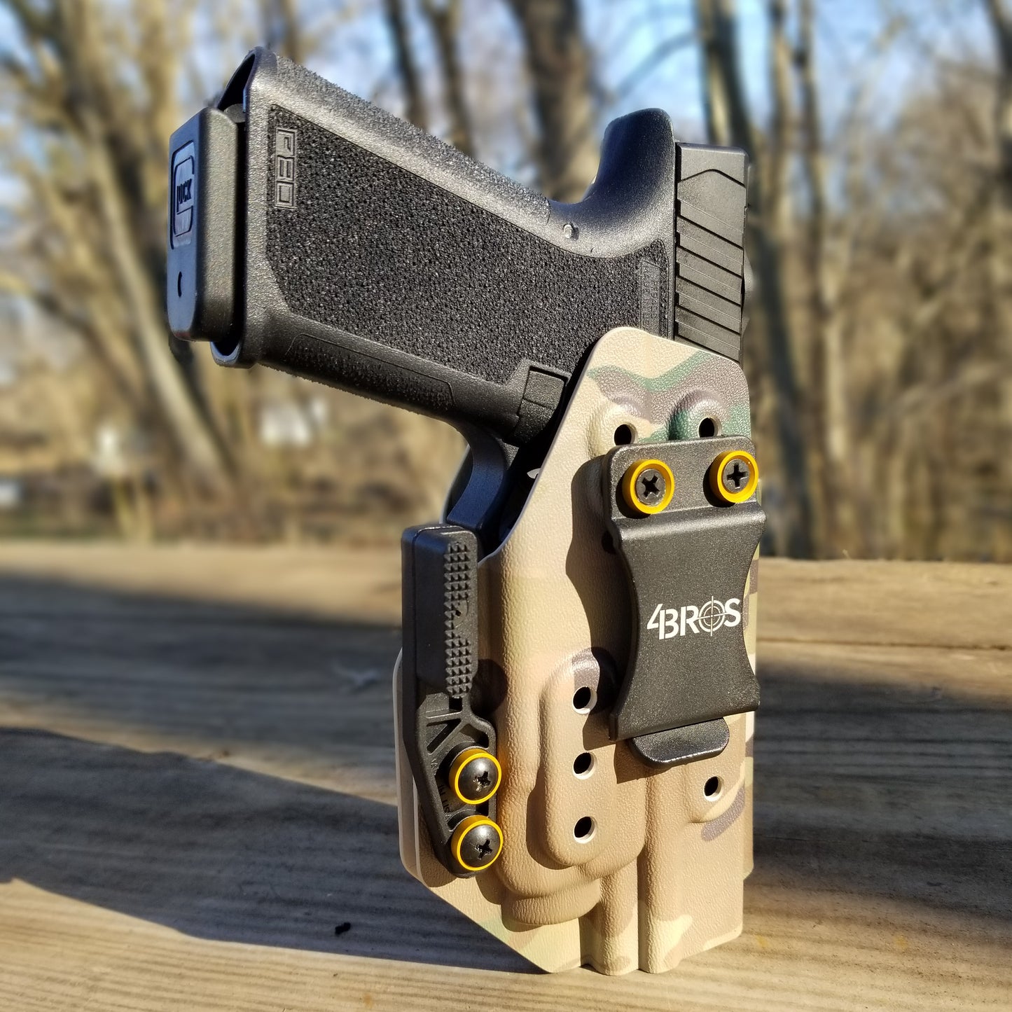 For the best, AIWB, IWB, Inside Waistband Holster for the Polymer80 PF940 and PF940C pistols with Streamlight TLR-7 X or A, shop Four Brothers 4BROS holsters.