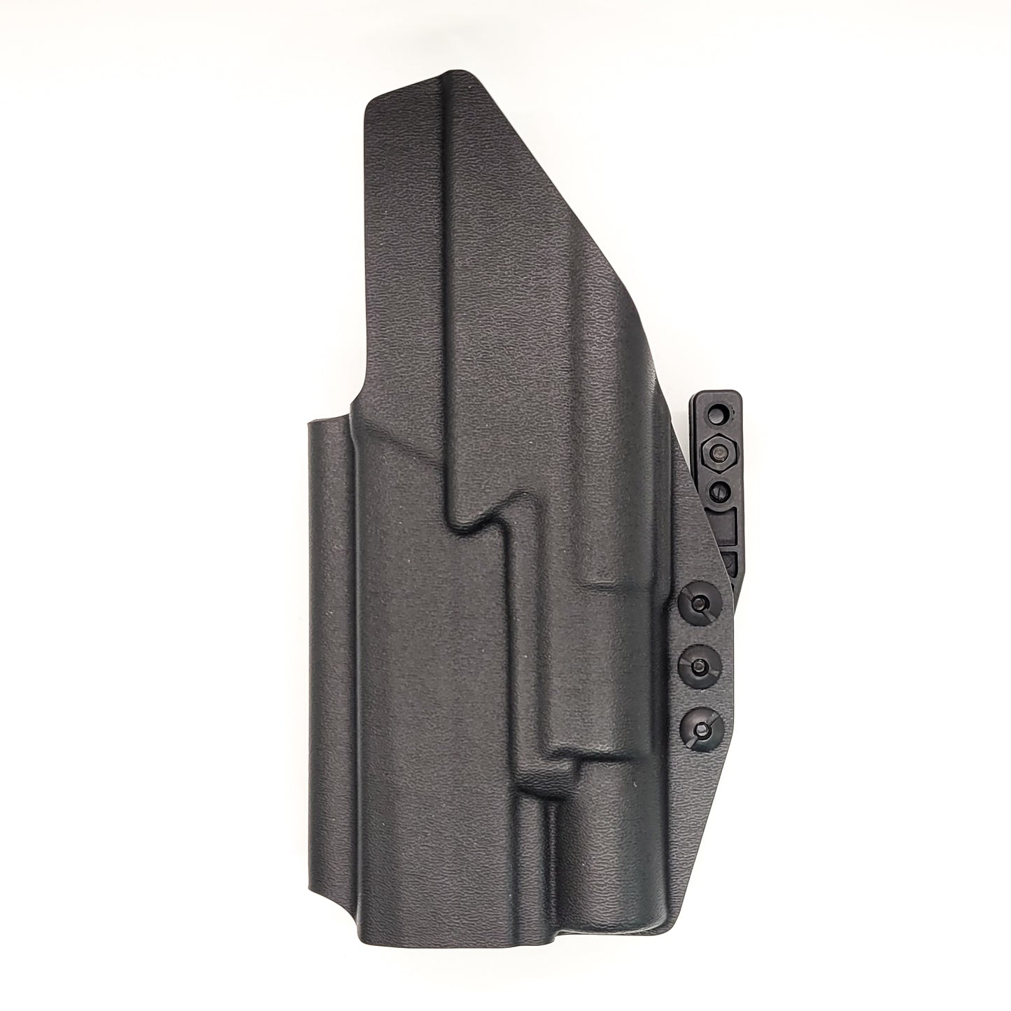 For the best Inside Waistband IWB AIWB holster for the Sig Sauer 10MM P320-XTEN and Surefire X-300U A or B shop Four Brothers 4BROS Holsters. Made in the USA.