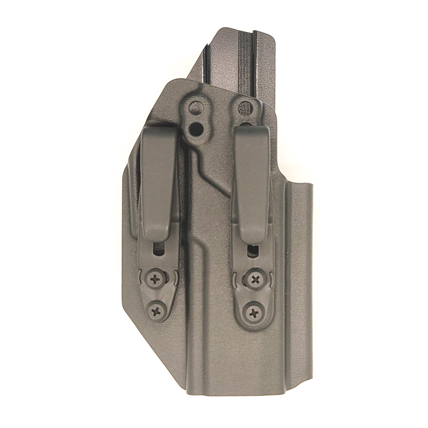 For the best IWB Kydex Inside Waistband Holster for the P320 Carry pistols, and M18 with Align Tactical Thumb Rest Takedown Lever shop Four Brothers Holsters.