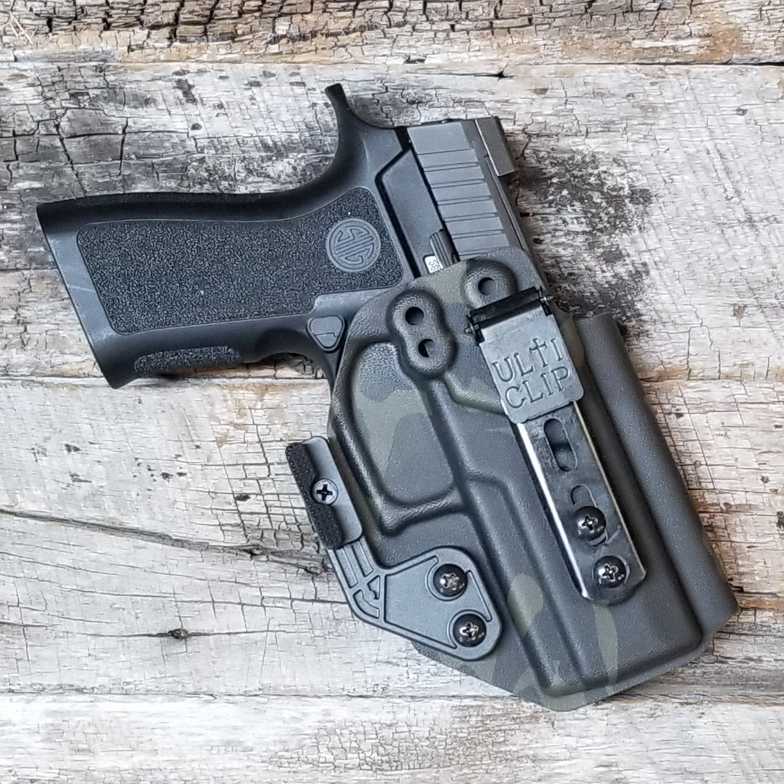 For the best IWB Kydex Inside Waistband Holster for the P320 Carry pistols and the M18 handgun with GoGunsUSA Gas Pedal, shop Four Brothers 4BROS Holsters.