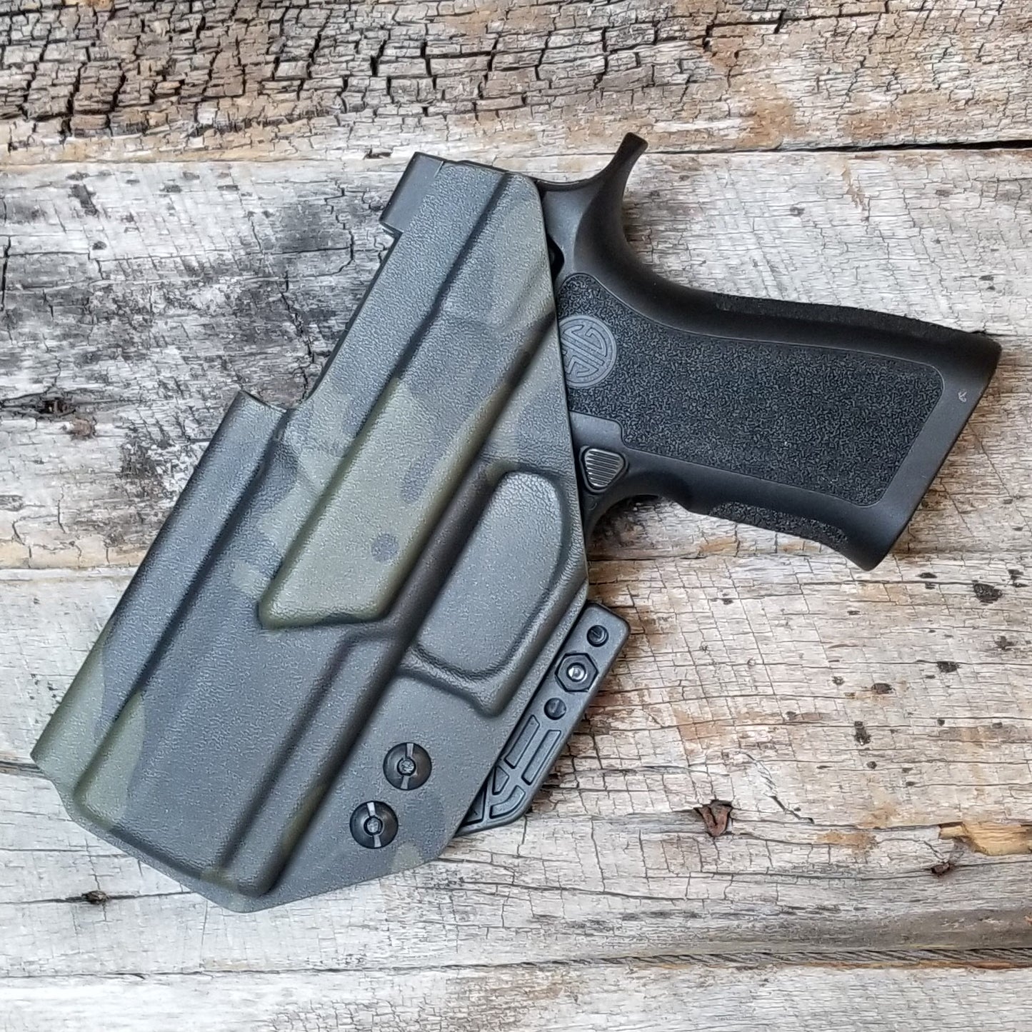 For the best IWB Kydex Inside Waistband Holster for the P320 Carry pistols and the M18 handgun with GoGunsUSA Gas Pedal, shop Four Brothers 4BROS Holsters.