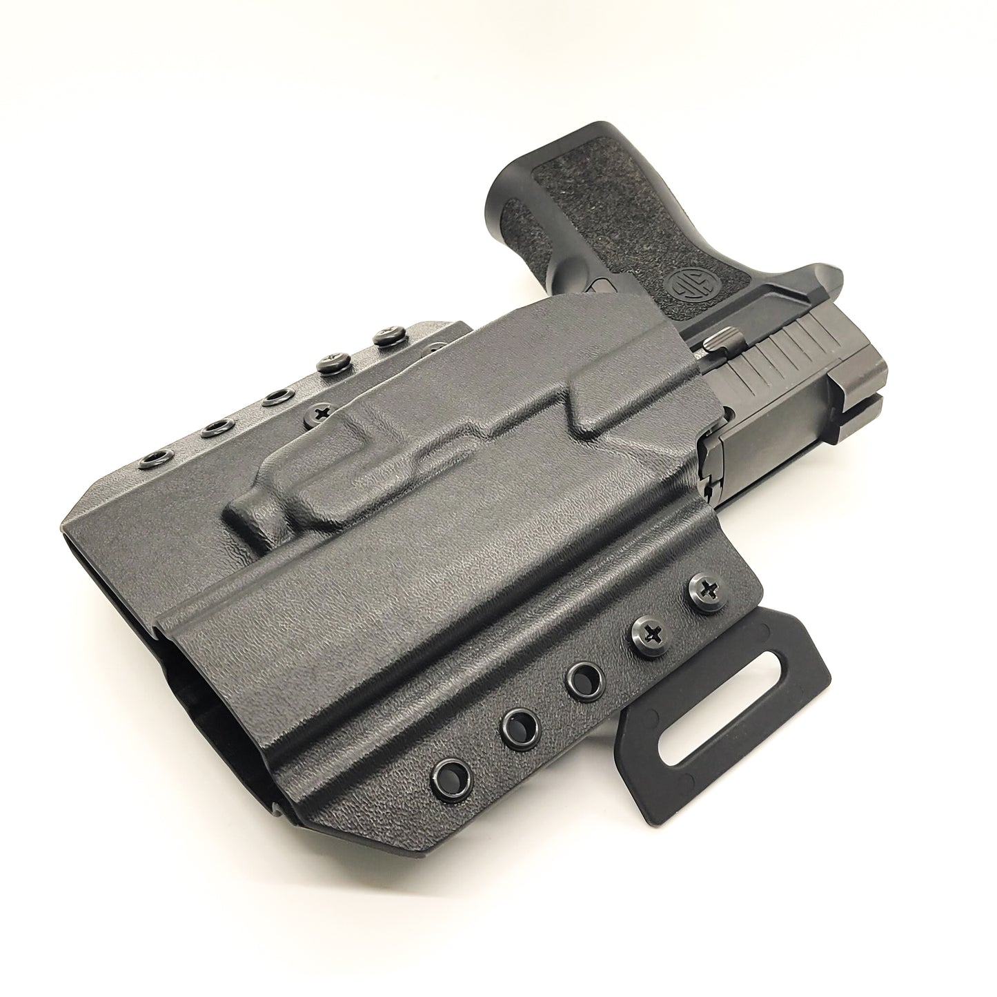 Four Brothers Outside Waistband OWB Pancake Style Kydex holster for the Sig Sauer P320 Full Size, X5 Legion & M17 with the Streamlight TLR-7X, TLR-7 X, & TLR-7