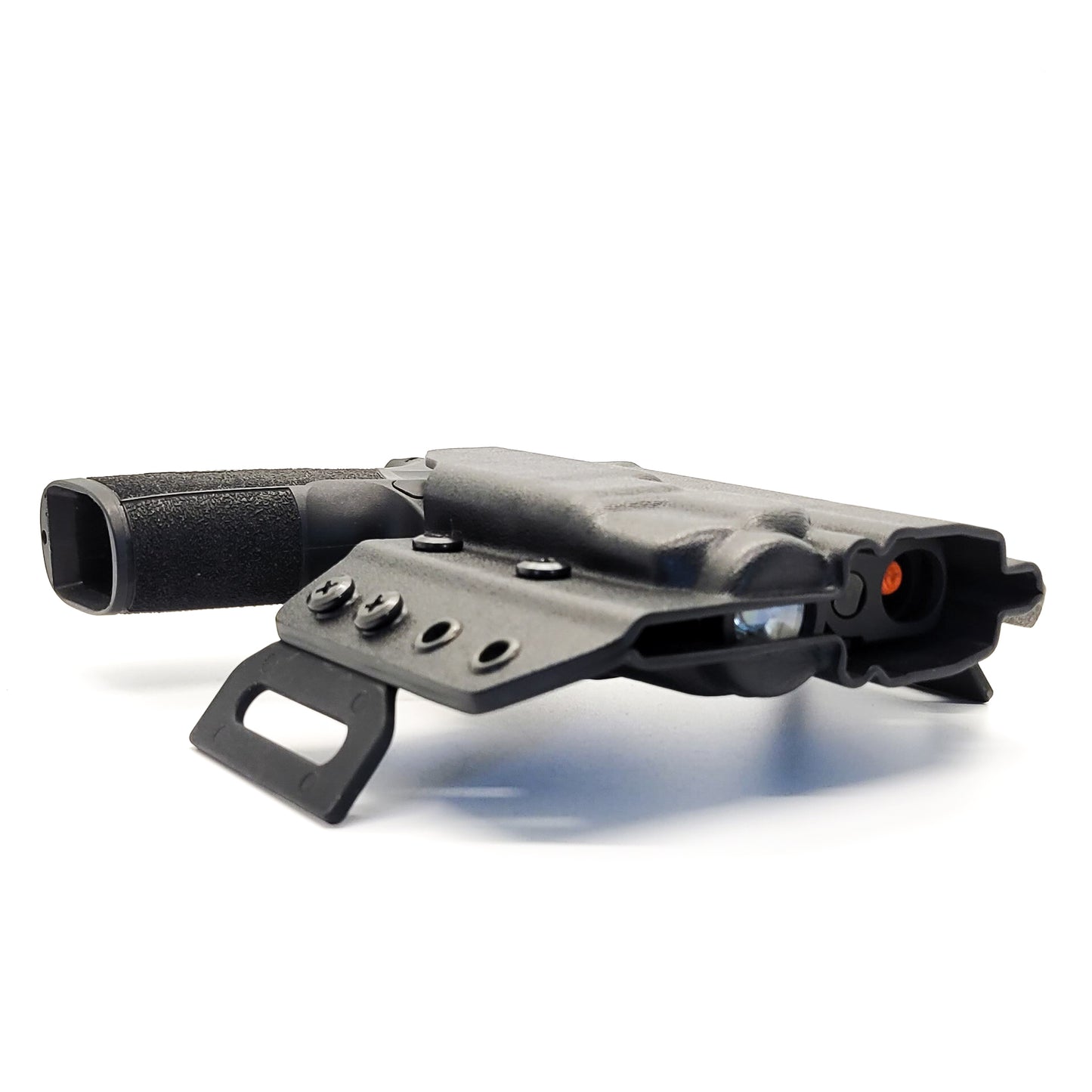 OWB Kydex holster for Sig Sauer P365-XMACRO TLR-7 X & TLR-7 A. Pancake holster, adjustable retention, open muzzle, optic/red dot ready. Made in USA.