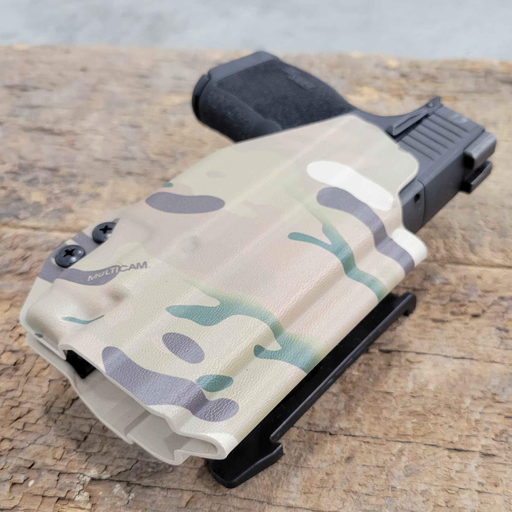 For the best OWB holster for the Sig Sauer P365 or P365XL pistol & Pro Ledge Tactical Application Rail & Streamlight TLR-7 Sub Shop Four Brothers Holsters.