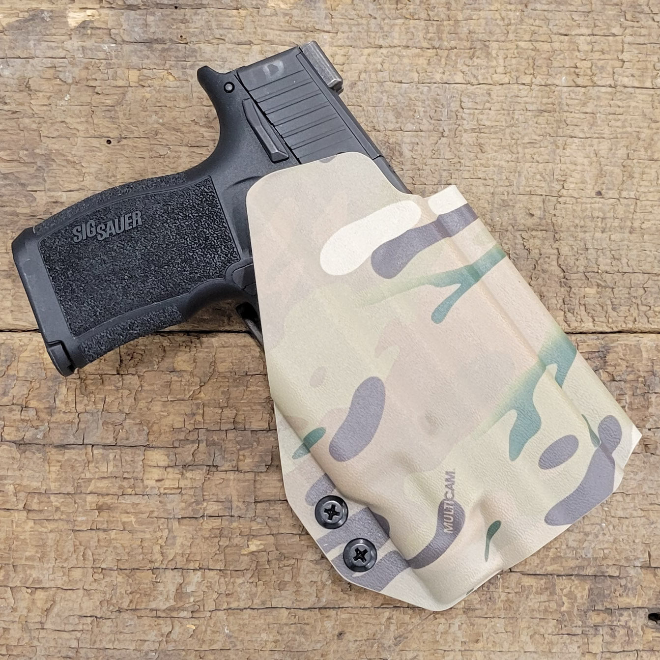 For the best OWB holster for the Sig Sauer P365 or P365XL pistol & Pro Ledge Tactical Application Rail & Streamlight TLR-7 Sub Shop Four Brothers Holsters.