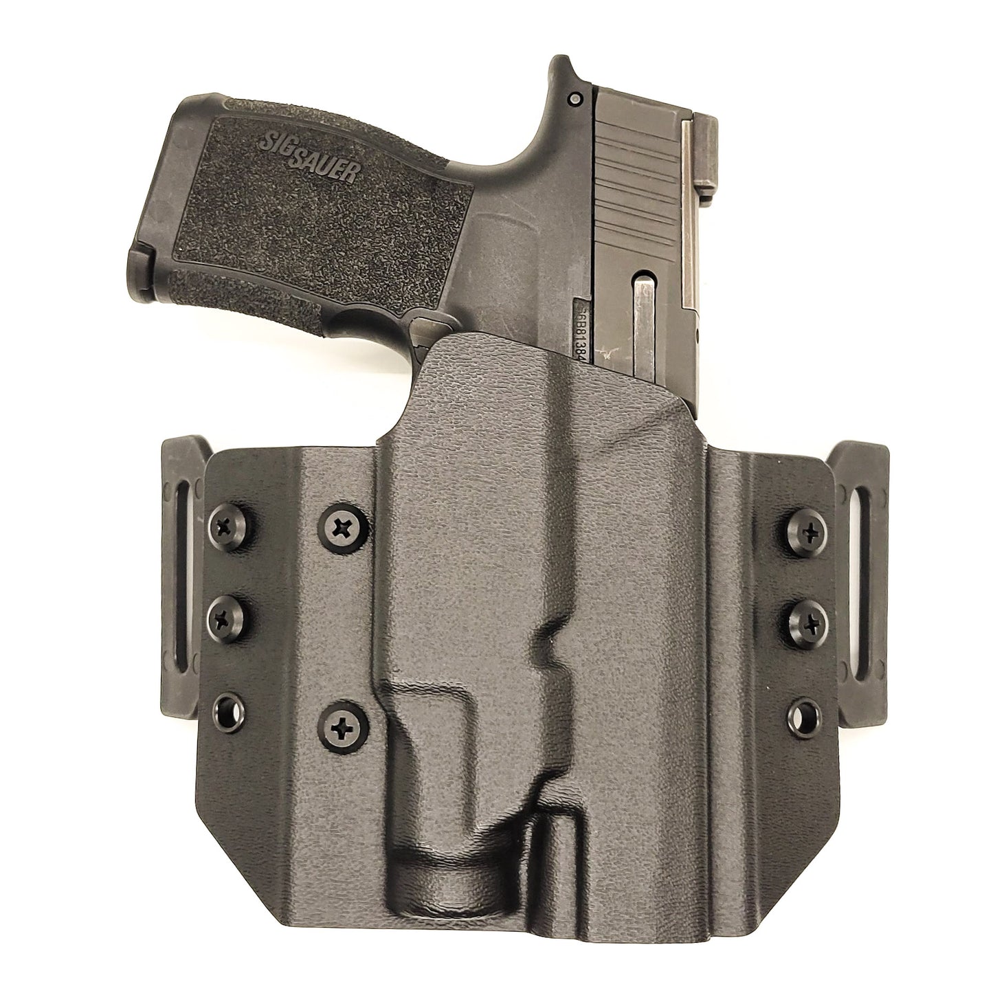 OWB Outside Waistband Kydex holster for the Sig Sauer P365, P365X & P365XL with TLR-7 Sub, adjustable retention, open muzzle, optic/red dot ready. Made in USA.