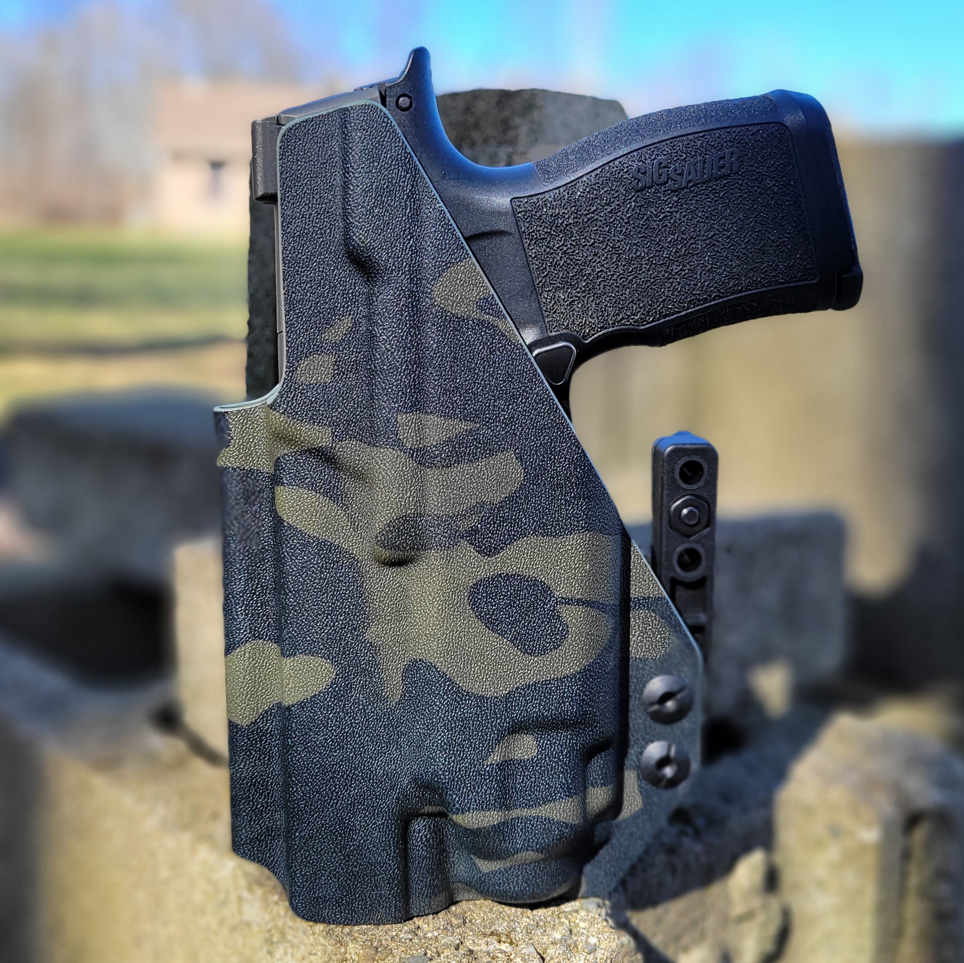 For the best Inside Waistband IWB AIWB Holster for the Sig Sauer P365 or P365XL 
& Streamlight TLR-8 Sub or TLR-8 G Sub shop Four Brothers 4BROS Holsters.