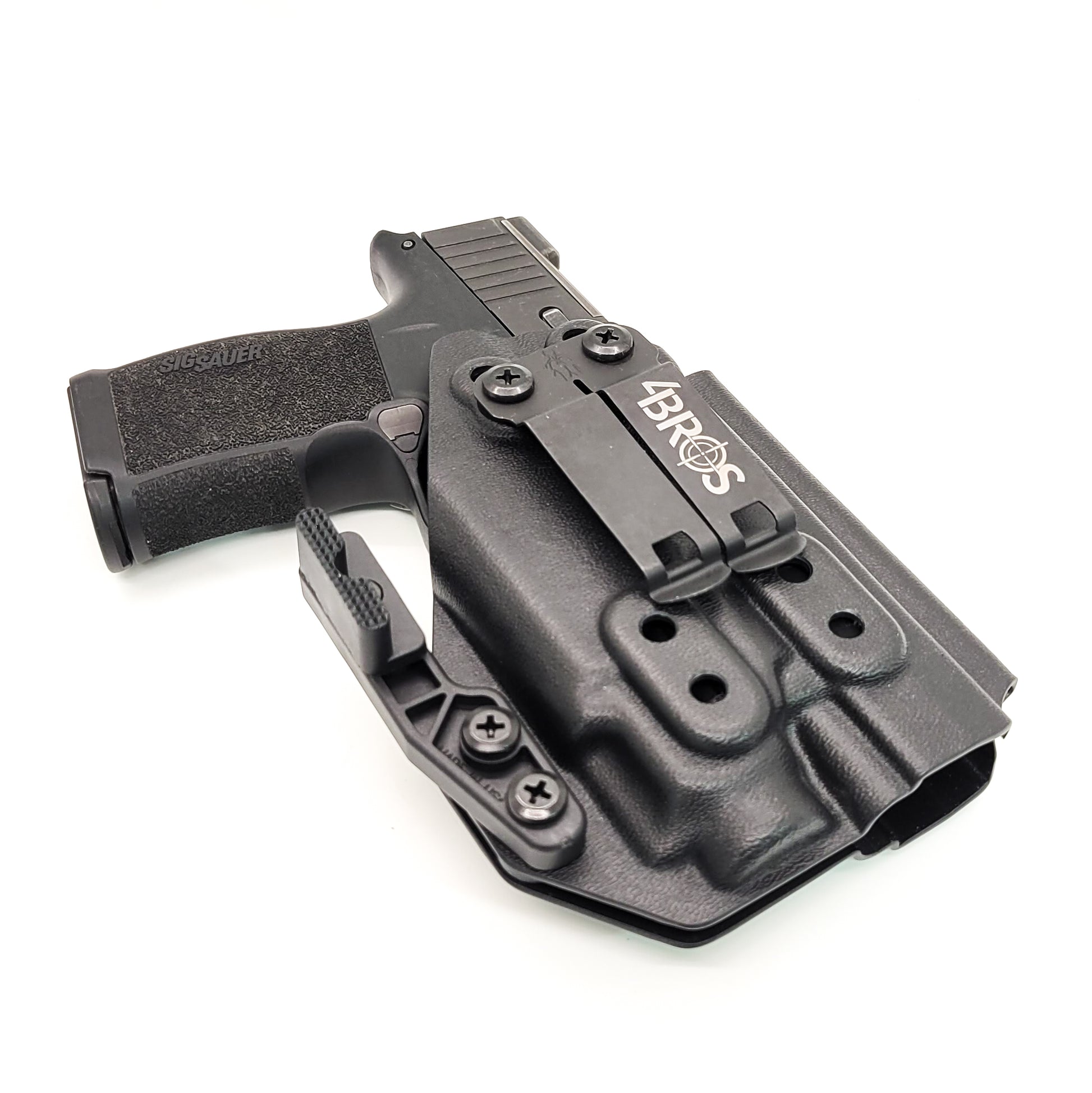 For the best Inside Waistband IWB AIWB Holster for the Sig Sauer P365 or P365XL 
& Streamlight TLR-8 Sub or TLR-8 G Sub shop Four Brothers 4BROS Holsters.