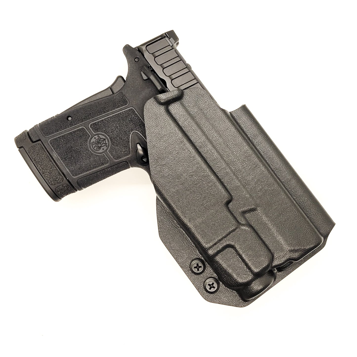 For the best Outside Waistband OWB Kydex holster for the Smith & Wesson EQUALIZER with the Streamlight TLR-7 X or TLR-7 A, shop Four Brothers 4BROS Holsters.