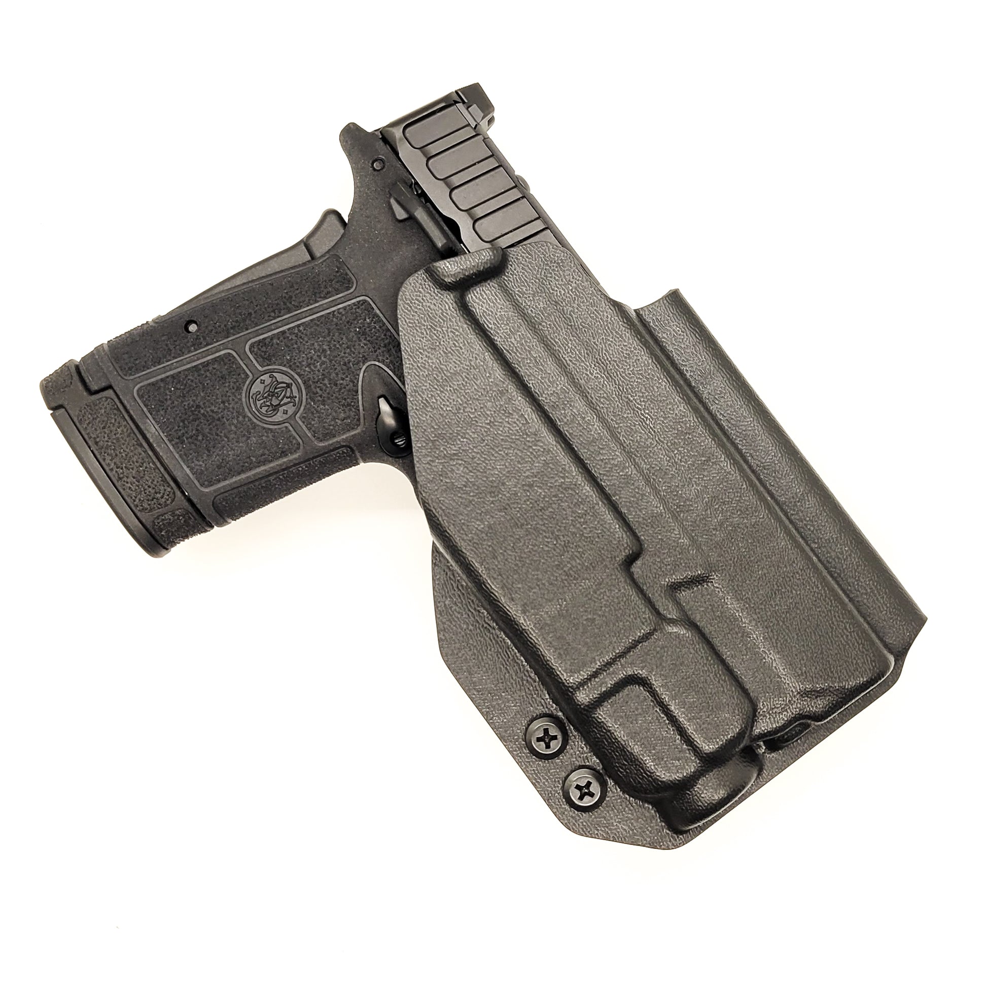 For the best Outside Waistband OWB Kydex holster for the Smith & Wesson EQUALIZER with the Streamlight TLR-7 X or TLR-7 A, shop Four Brothers 4BROS Holsters.