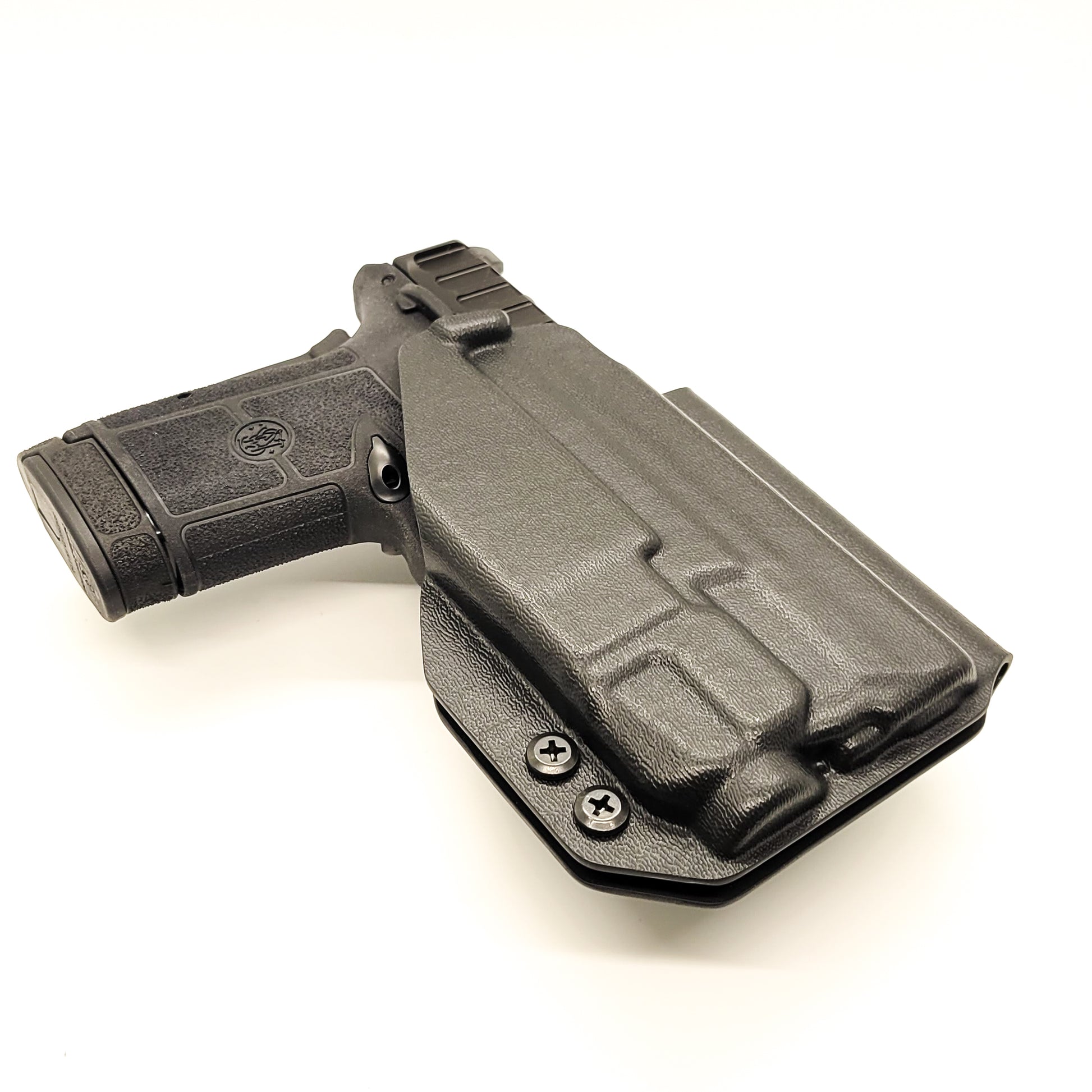 For the best Outside Waistband OWB Kydex holster for the Smith & Wesson EQUALIZER with the Streamlight TLR-7 X or TLR-7 A, shop Four Brothers 4BROS Holsters.