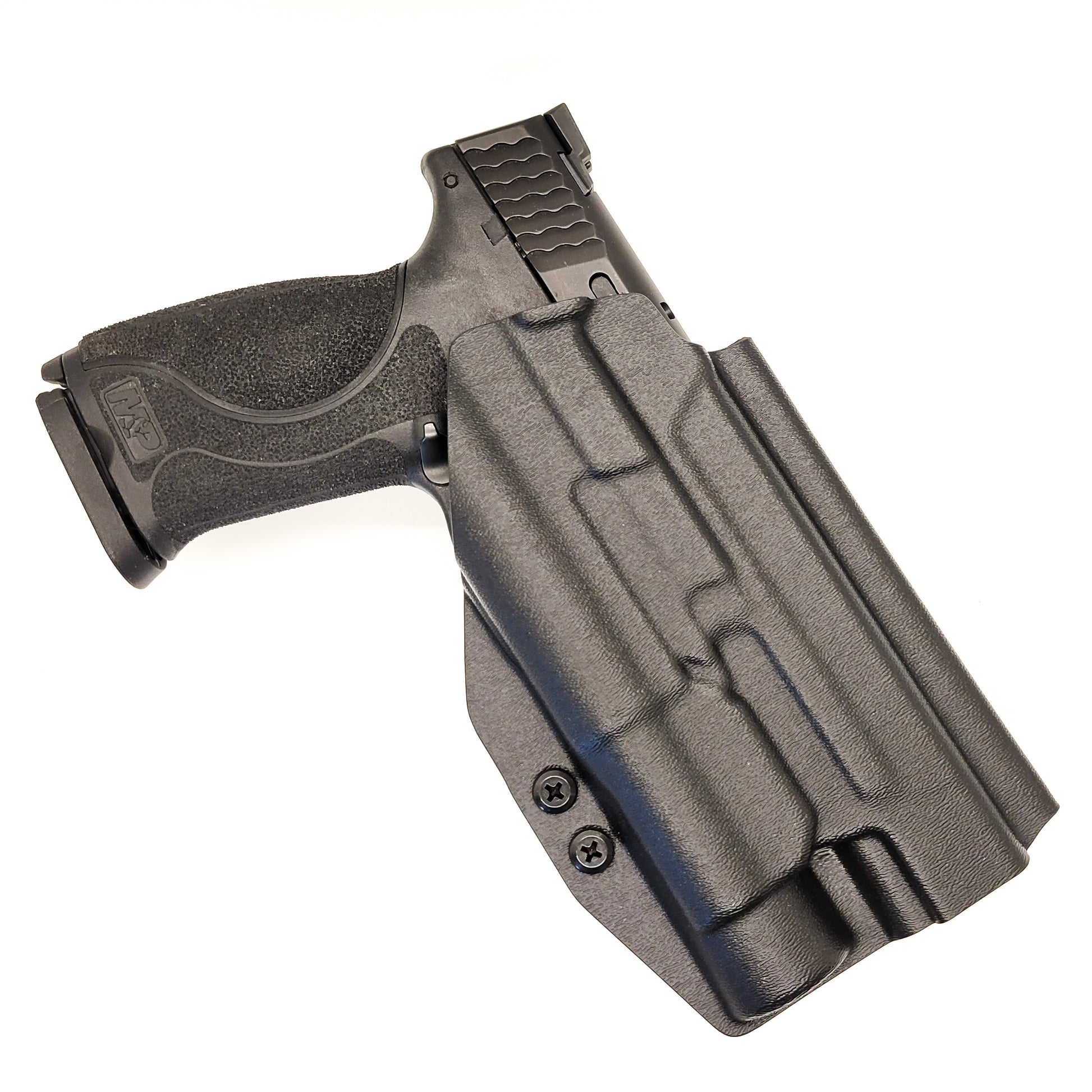 For the best OWB Holster for the Smith and Wesson M&P 10MM M2.0 pistol with thumb safety & Streamlight TLR-1 or TLR-1 HL shop Four Brothers 4Bros Holsters.