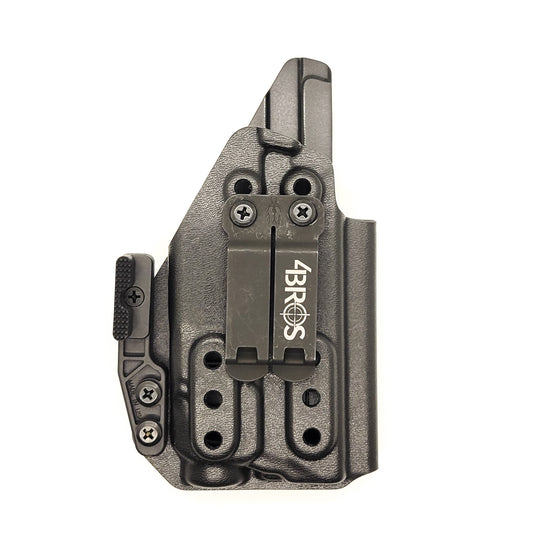 For the best Inside Waistband IWB holster for the Smith & Wesson M&P 9 Shield EZ with the Streamlight TLR-7 X or TLR-7 A, shop Four Brothers 4BROS holsters.