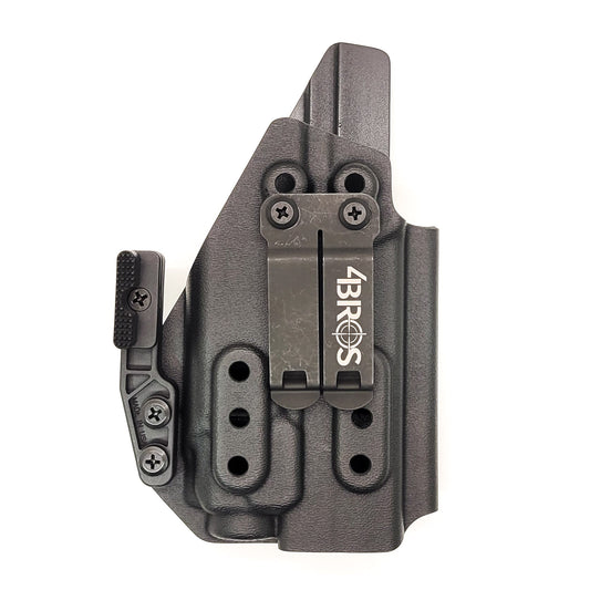 For the best IWB Kydex Inside Waistband Holster for the Springfield Hellcat Pro pistol with the Streamlight TLR-8 & TLR-8A light shop Four Brothers Holsters.