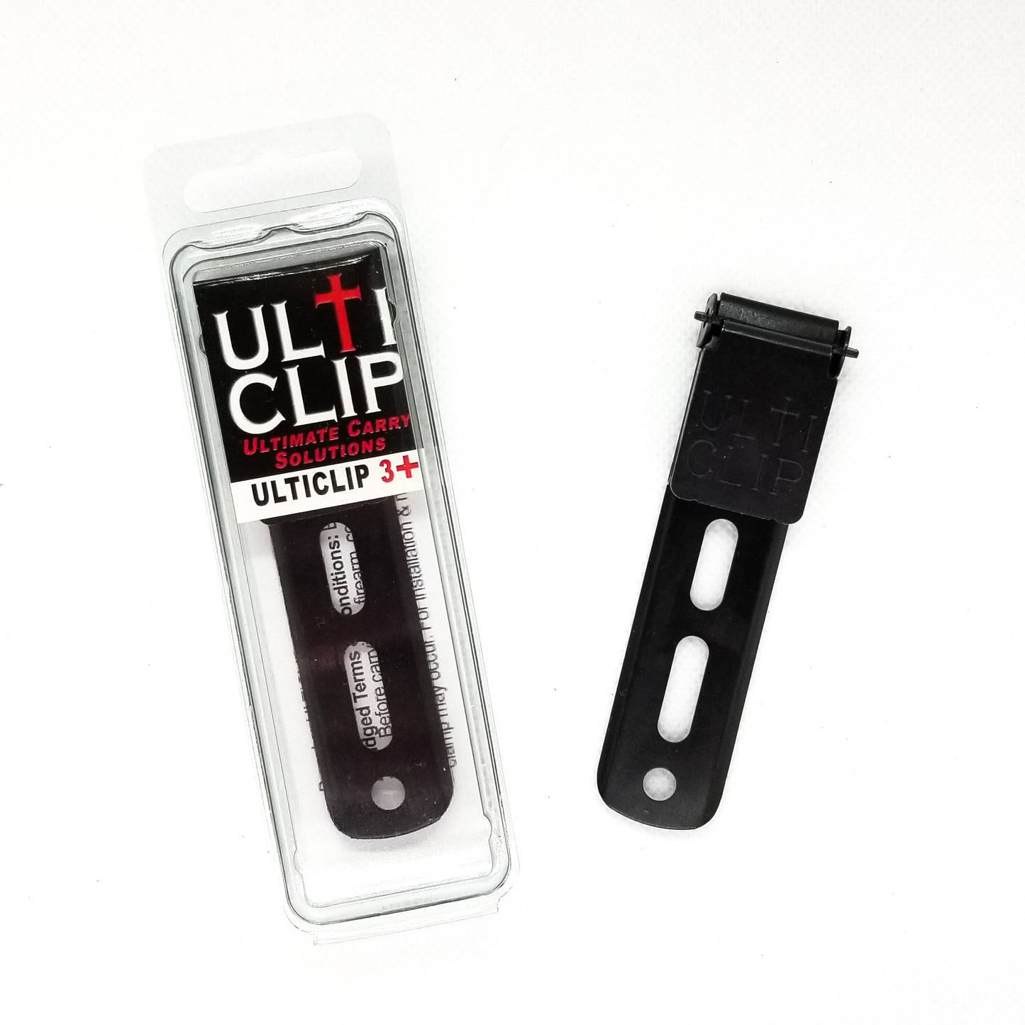 Maximize your holster's security with the UltiClip 3+. Designed for unparalleled retention on your clothing, ensuring your firearm stays in place.