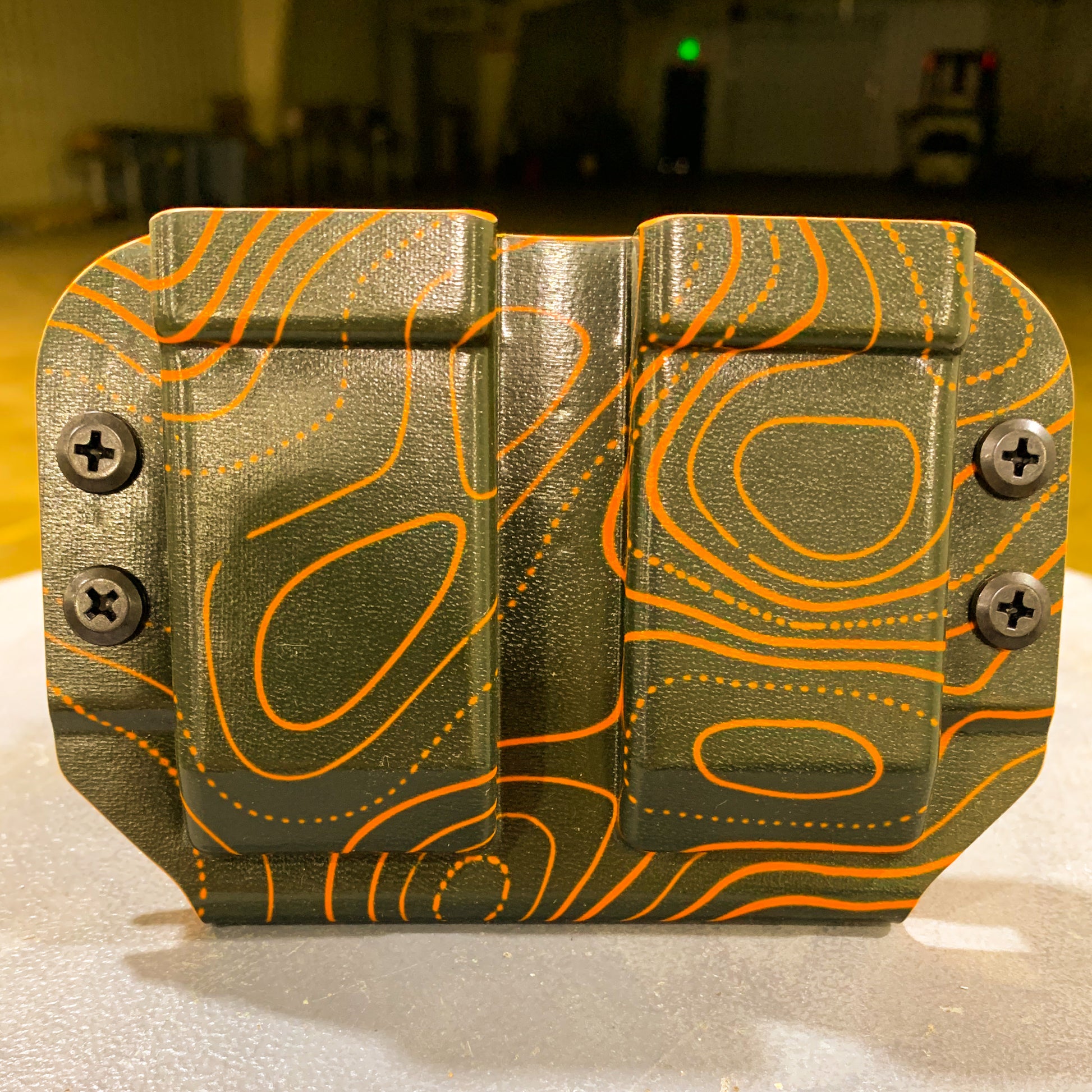 For the best Dual Magazine Holster for Sig, Glock, S&W, Walther, and other double stack 10mm and 45 ACP pistol magazines shop Four Brothers 4BROS Holsters.