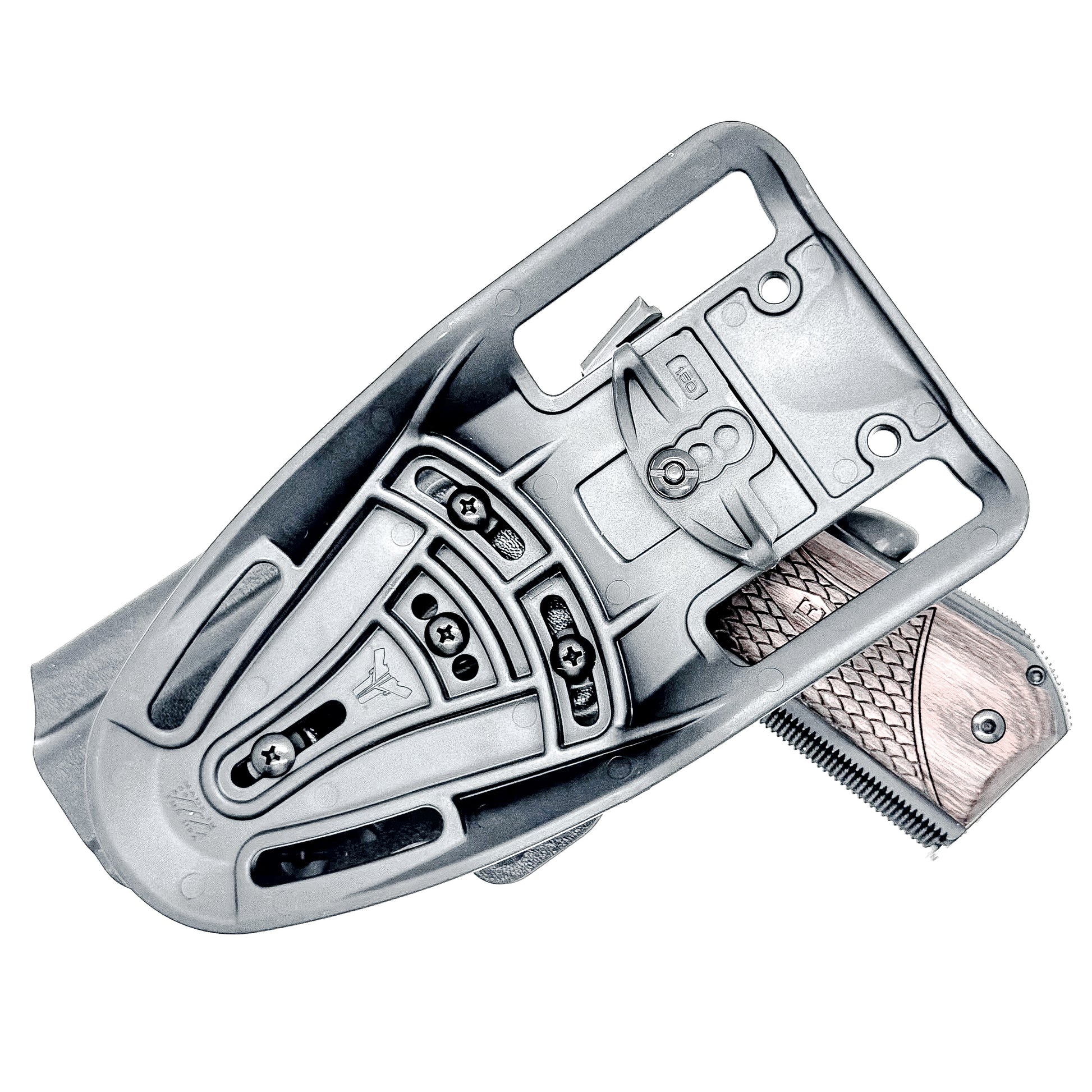 1911 4.25" Commander Light Duty & Competition Outside Waistband (OWB) holster for Ruger, Kimber, S&W, & Rock Island pistols. Adjustable retention, Made in USA