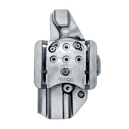 4.25" 1911 Outside Waistband (OWB) Holster, adjustable retention, open muzzle, high sweat shield, .093" thick material, Made in USA. (Ruger, S&W, Rock Island)