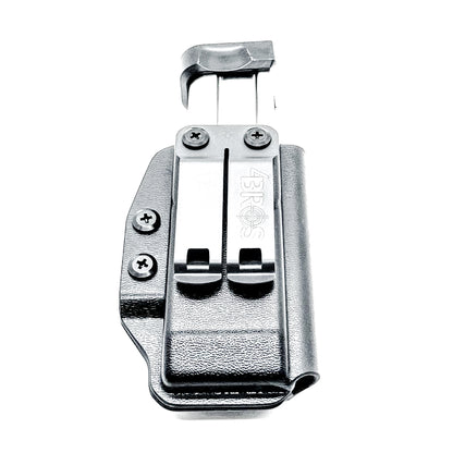 For the Best, most durable, Kydex IWB AIWB appendix inside waistband magazine pouch carrier or holster for the 2011 mags, shop Four Brothers 4BROS Holsters.