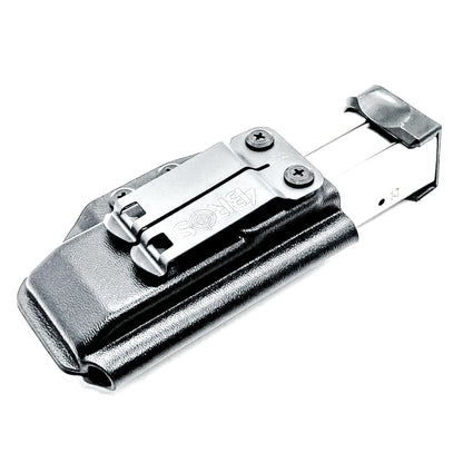 For the Best, most durable, Kydex IWB AIWB appendix inside waistband magazine pouch carrier or holster for the 2011 mags, shop Four Brothers 4BROS Holsters.
