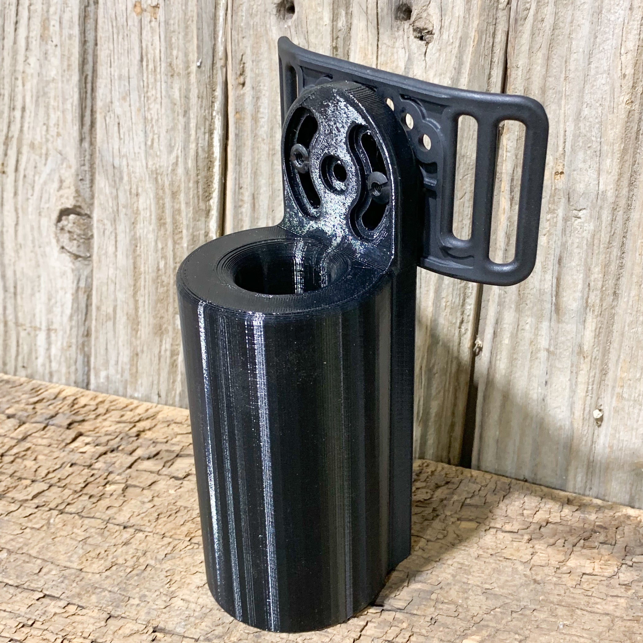 Our 3D-printed Fishing Pole Holster is designed to fit our favorite Crappie Fishing rods from ACC Crappie Stix. The Rod Holder is perfect for that "third hand" when you need to bait the hook, change lures, tie the line, or get that pesky swallowed hook out. This is a must-have for anyone who likes to fish!