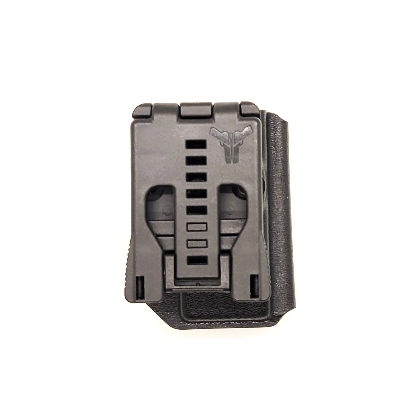 For the best, most comfortable, and rugged Kydex OWB Outside Waistband magazine pouch for Smith & Wesson M&P 9mm & 40 shop Four Brothers Holsters.  Suitable for belt widths of 1 1/2", 1 3/4". 2" & 2 1/2" Adjustable retention and cant outside waist carrier holster Sig P320, Glock 9mm & 40, H&K, Ruger, Walther, S&W, FN