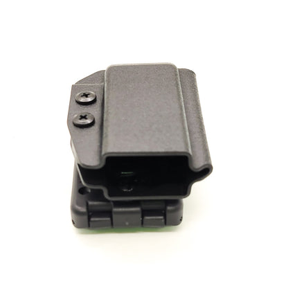 For the best, most comfortable, and rugged Kydex OWB Outside Waistband magazine pouch for Smith & Wesson M&P 9mm & 40 shop Four Brothers Holsters.  Suitable for belt widths of 1 1/2", 1 3/4". 2" & 2 1/2" Adjustable retention and cant outside waist carrier holster Sig P320, Glock 9mm & 40, H&K, Ruger, Walther, S&W, FN