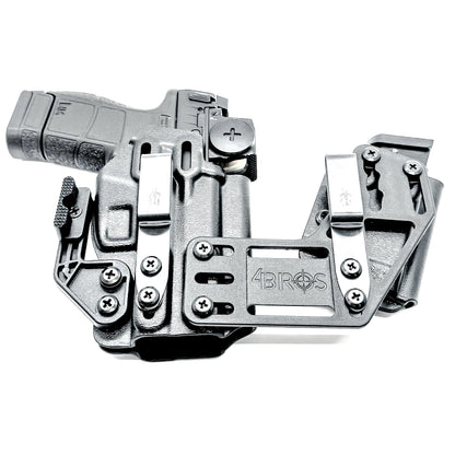 H&K VP9CC IWB RaceCar Appendix Rig. Inside Waistband sidecar holster and magazine carrier system with adjustable spacing, optics compatibility, and comfort.