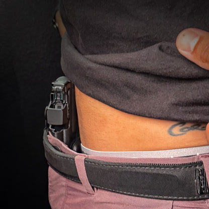 4BROS Holster Wedge in use with an inside the waistband holster