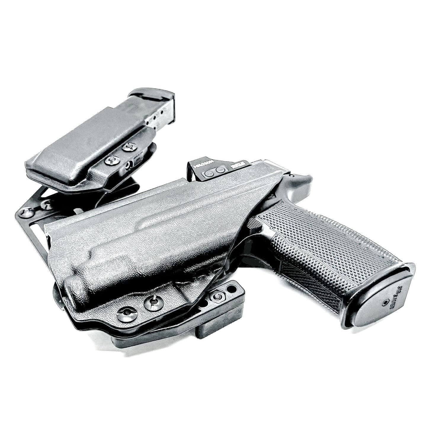 4BROS Icarus Precision P365 RaceCar Appendix Rig combines comfortable Inside Waistband carry with an adjustable IWB appendix holster design.