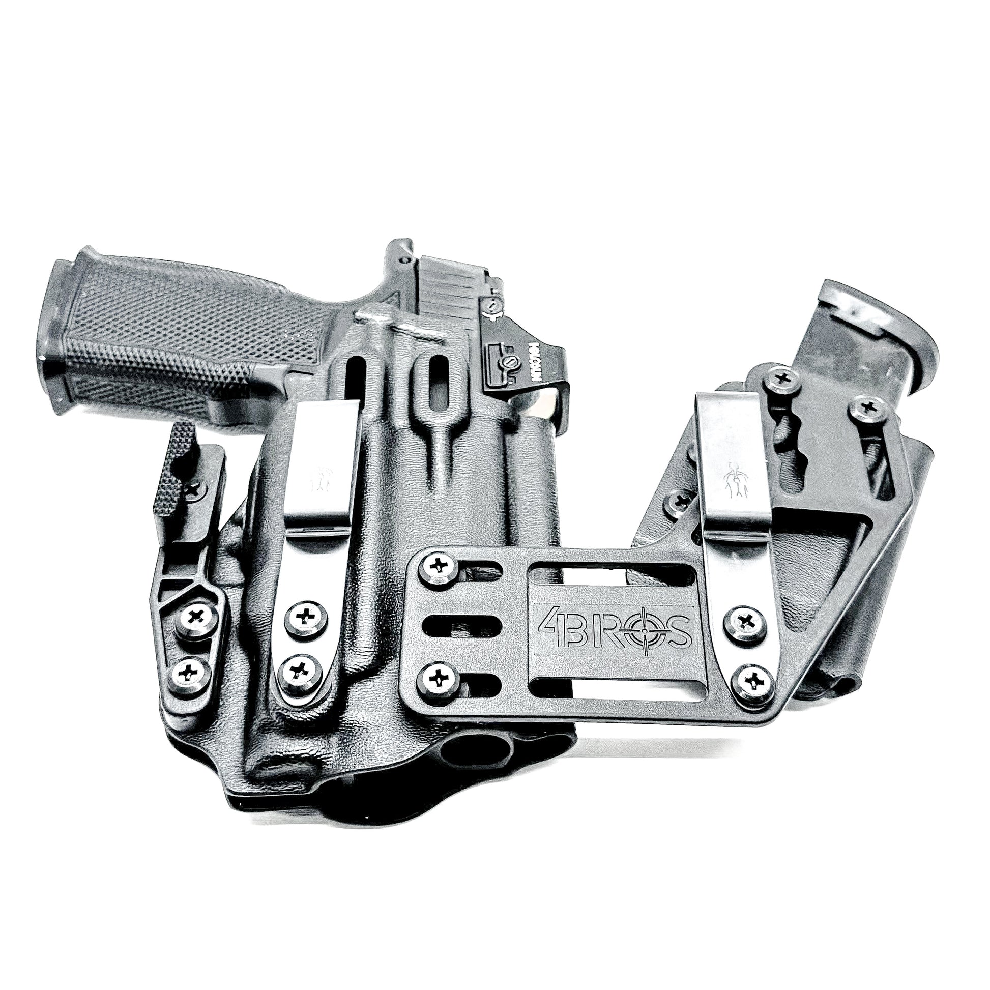 4BROS Icarus Precision P365 RaceCar Appendix Rig combines comfortable Inside Waistband carry with an adjustable IWB appendix holster design.