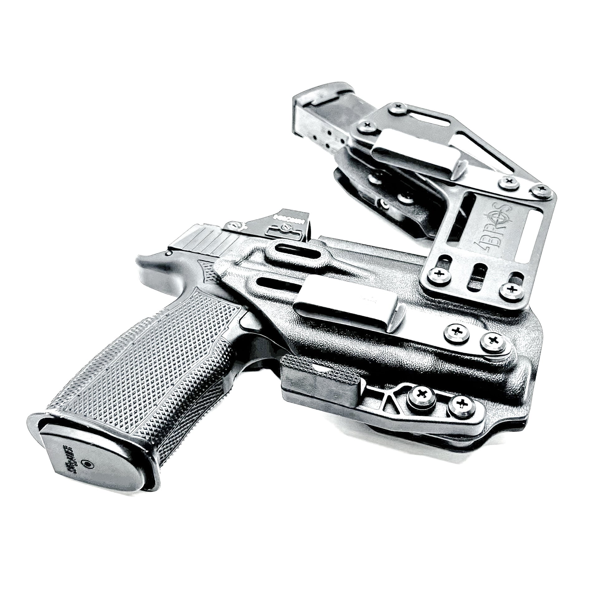 4BROS Icarus Precision P365 RaceCar Appendix Rig combines comfortable Inside Waistband carry with an adjustable IWB appendix holster design.